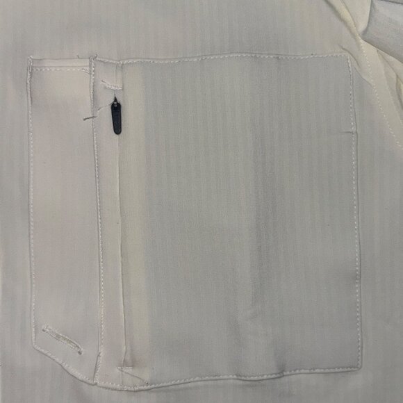Coolibar Fiera Smart Shirt Mens M White UPF 50+ Polyester Spandex UV Protection - Picture 5 of 8